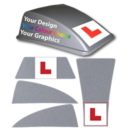 Custom Replacement Graphics for the Silver Aero Roof Sign